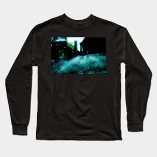 Alien Landscape - Getty Museum Gardens in Los Angeles Long Sleeve T-Shirt